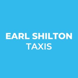 EARL SHILTON TAXIS LOGO WHITE